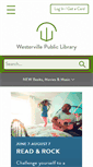 Mobile Screenshot of explore.westervillelibrary.org